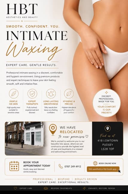 Intimate Waxing Treatment — HBT Aesthetics & Beauty